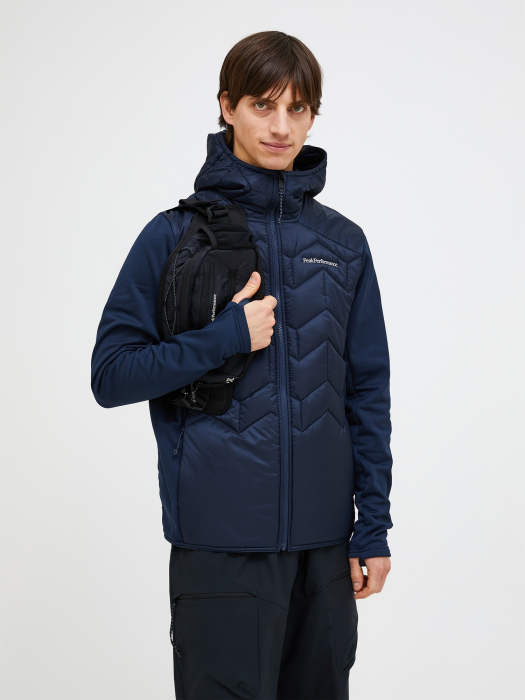 Elevate Insulated Hybrid Hood Jacket Men BLUE SHADOW Elevate Insulated Hybrid Hood Jacket Men BLUE SHADOW