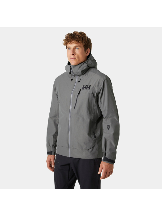 Helly Hansen Men Odin 9 Worlds 3.0 Jacket Concrete Helly Hansen Men Odin 9 Worlds 3.0 Jacket Concrete